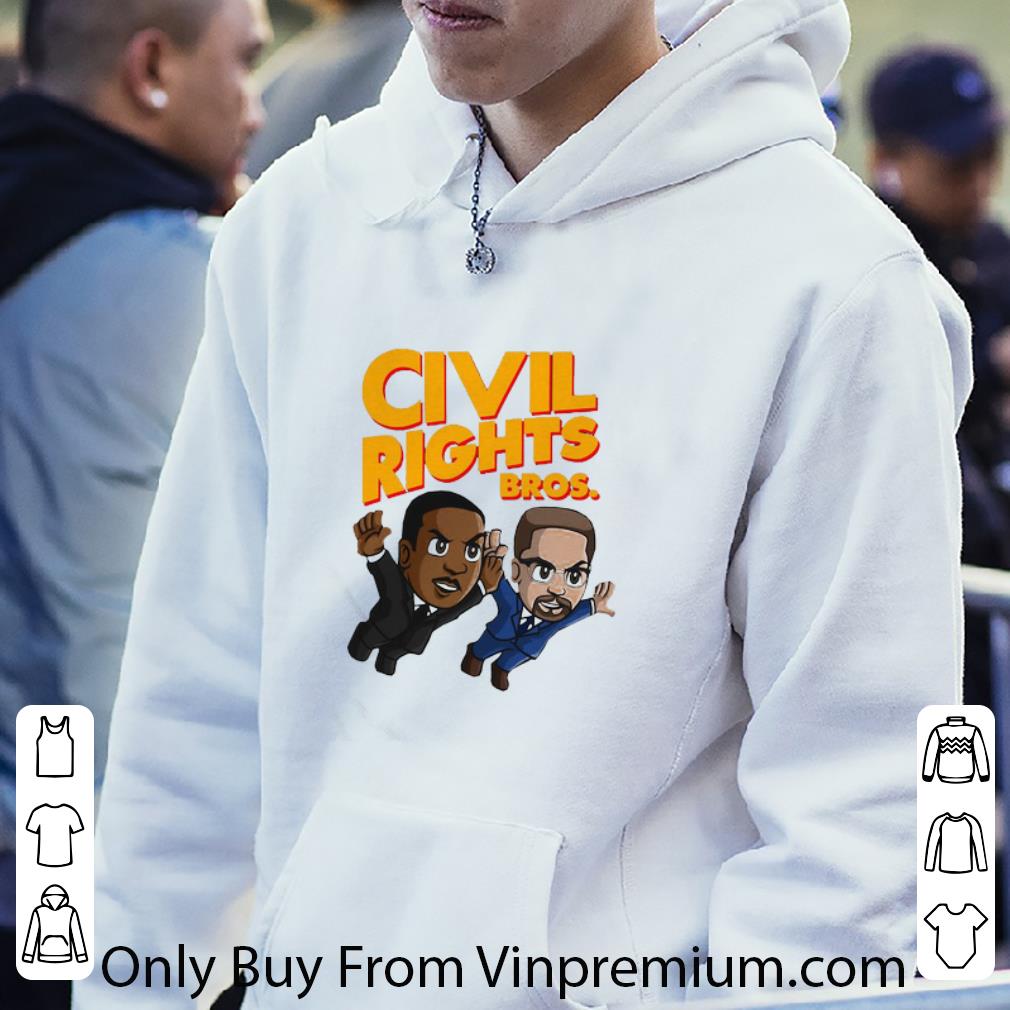 7745fe8d original civil rights bros martin luther king and malcolm shirt 4 - Original Civil Rights Bros Martin Luther King And Malcolm shirt