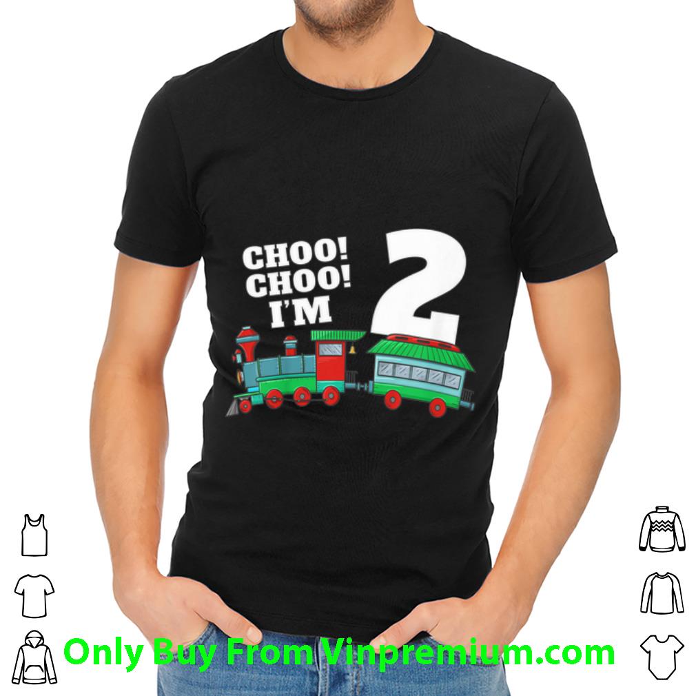 Awesome I'm Two Train 2nd Birthday shirt