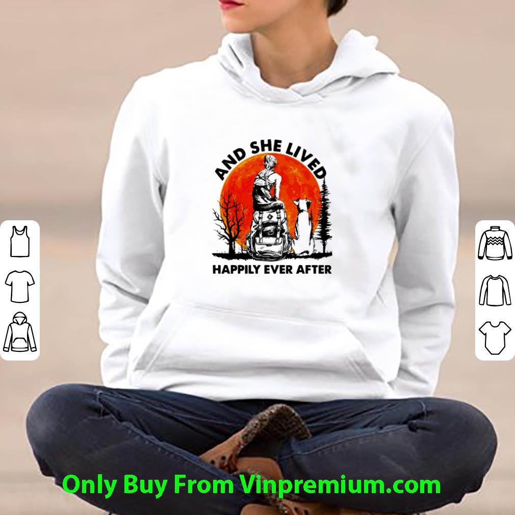 c2b37560 awesome and she lived happily ever after dog lovers shirt 4 - Awesome And She Lived Happily Ever After Dog Lovers shirt