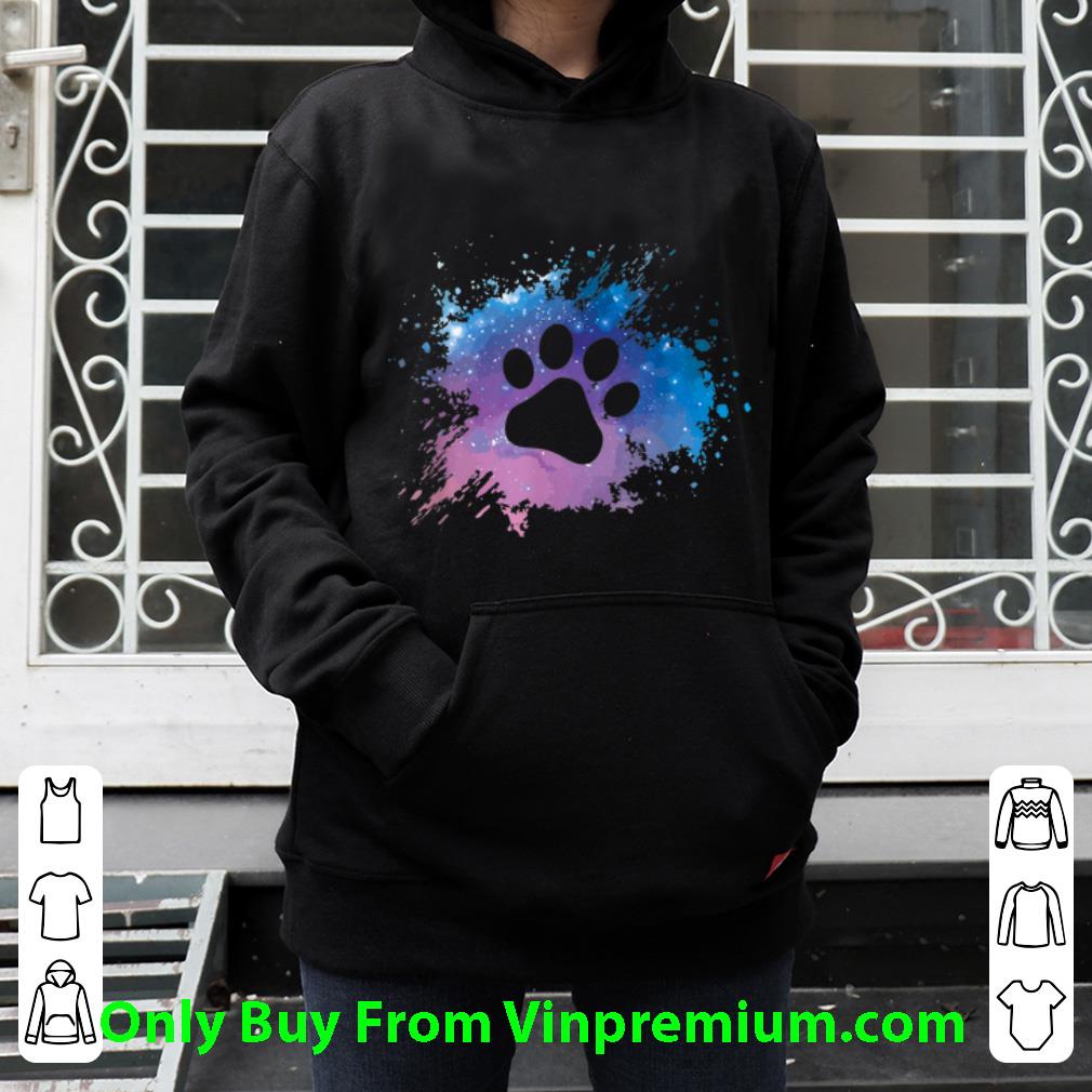 cf834225 top paw dog galaxy paint shirt 4 - Top Paw Dog Galaxy Paint shirt