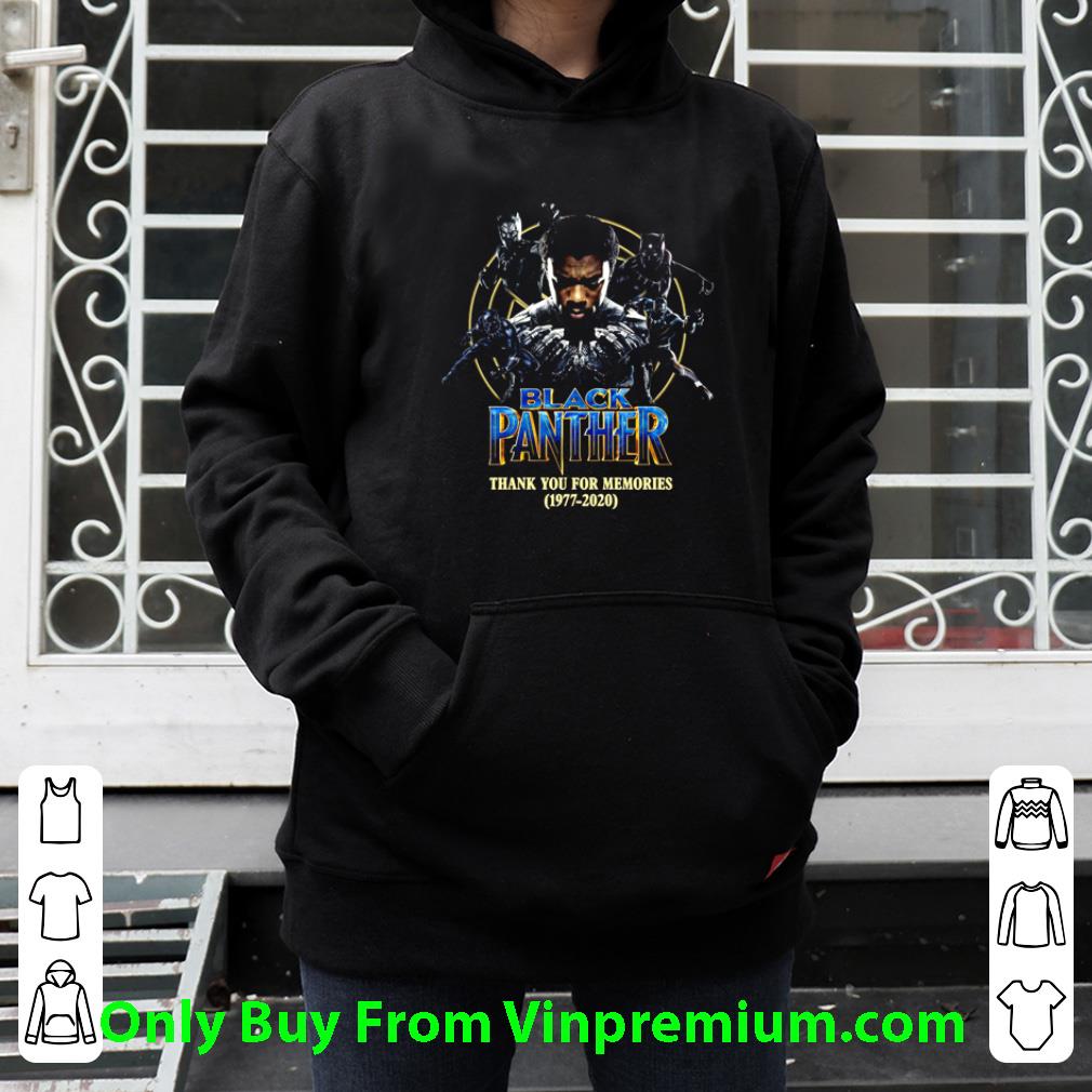Great Chadwick Boseman Black Panther Thank You For The Memories 1977 2020 shirt 0c87fa2f great chadwick boseman black panther thank you for the memories 1977 2020 shirt 4 - Great Chadwick Boseman Black Panther Thank You For The Memories 1977 2020 shirt
