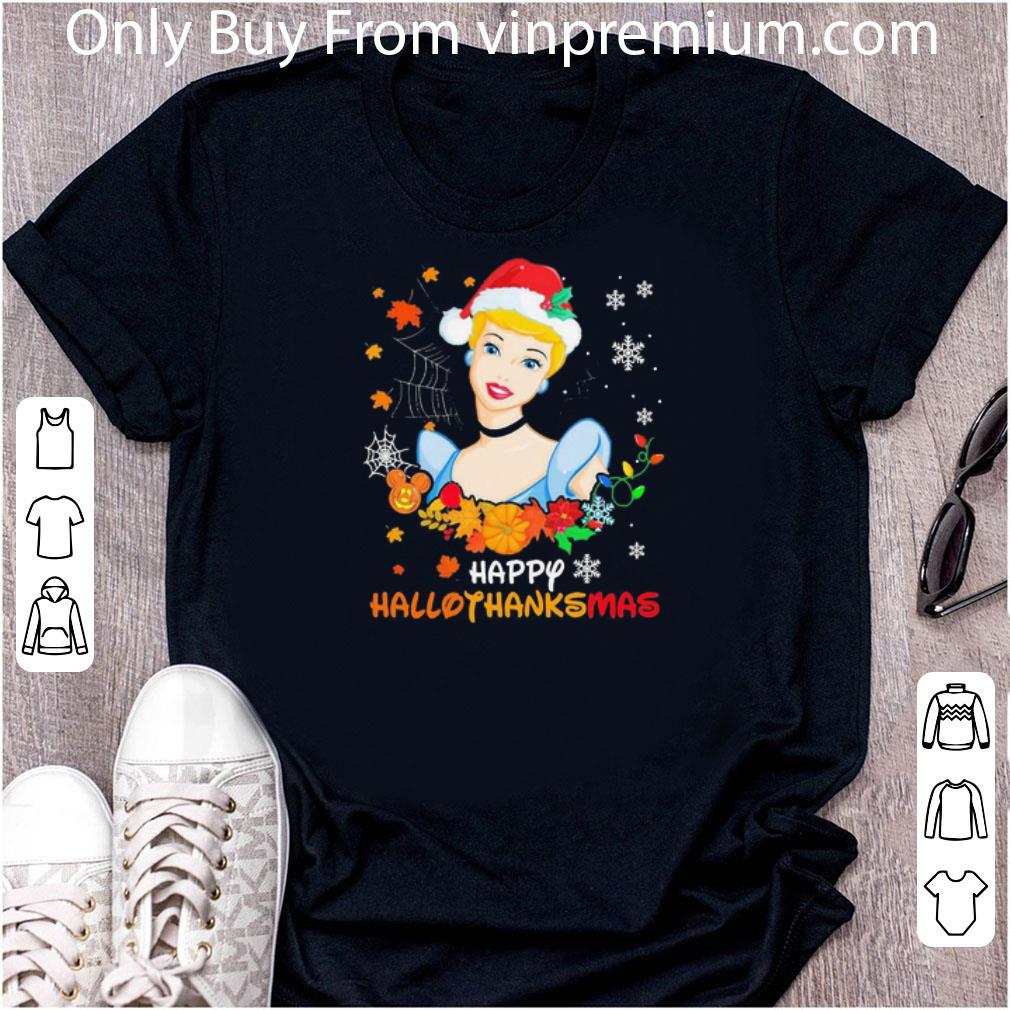 Nice Cinderella Happy Hallothanksmas shirt