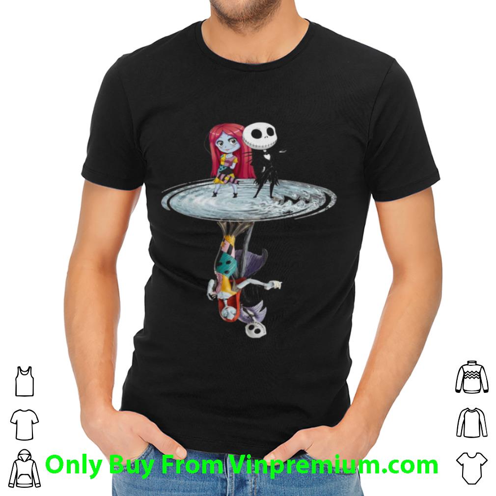 Great Sally And Jack Skellington Water Mirror Nightmare Before Christmas shirt