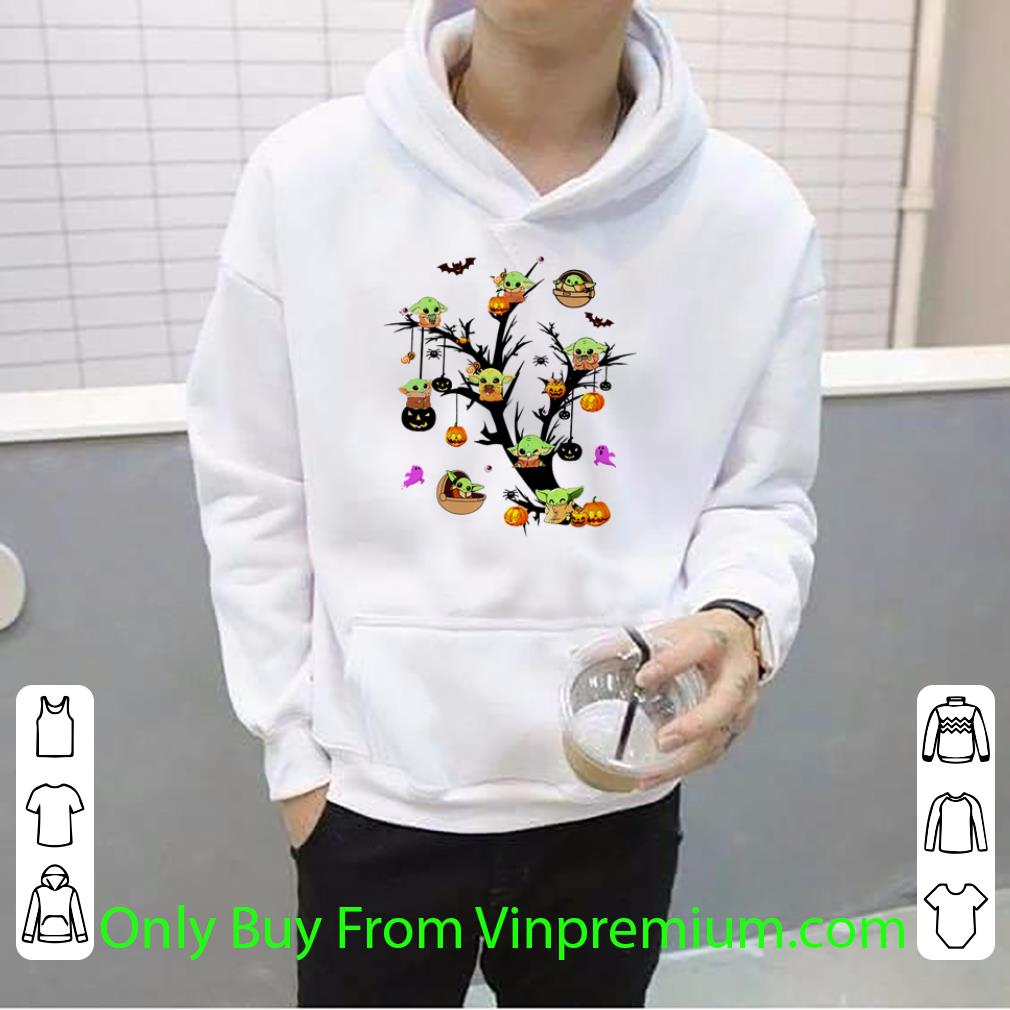 3f720c1b pretty star wars baby yoda pumpkin halloween trees shirt 4 - Pretty Star Wars Baby Yoda Pumpkin Halloween Trees shirt