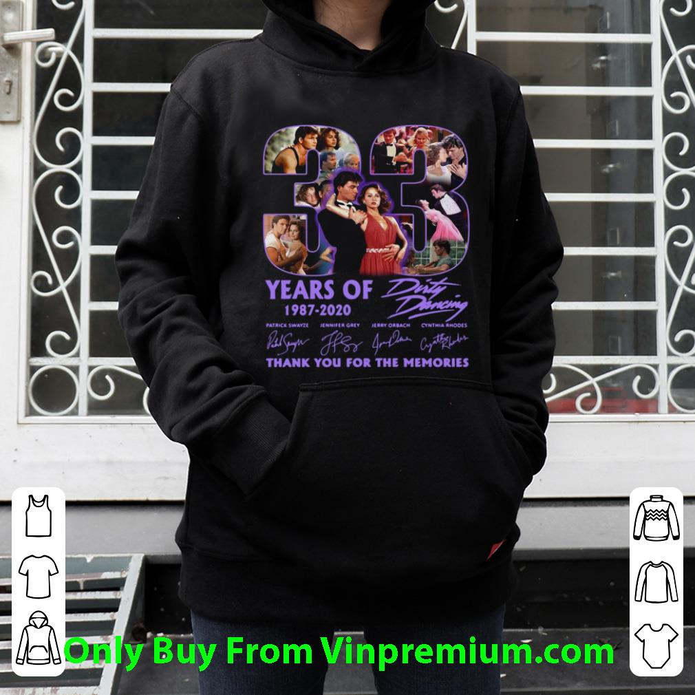 66d3ceca great 33 years of 1987 2020 dirty dancing thank you for the memories signatures shirt 4 - Great 33 Years Of 1987 2020 Dirty Dancing Thank You For The Memories Signatures shirt