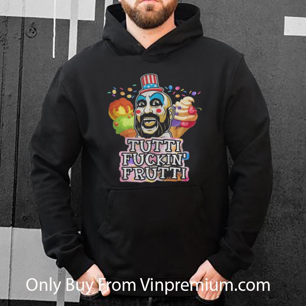 Official Tutti Fuckin’ Frutti Captain Spaulding House Of 1000 Corpses shirt b1a5e6d0 official tutti fuckin frutti captain spaulding house of 1000 corpses shirt 4 - Official Tutti Fuckin’ Frutti Captain Spaulding House Of 1000 Corpses shirt