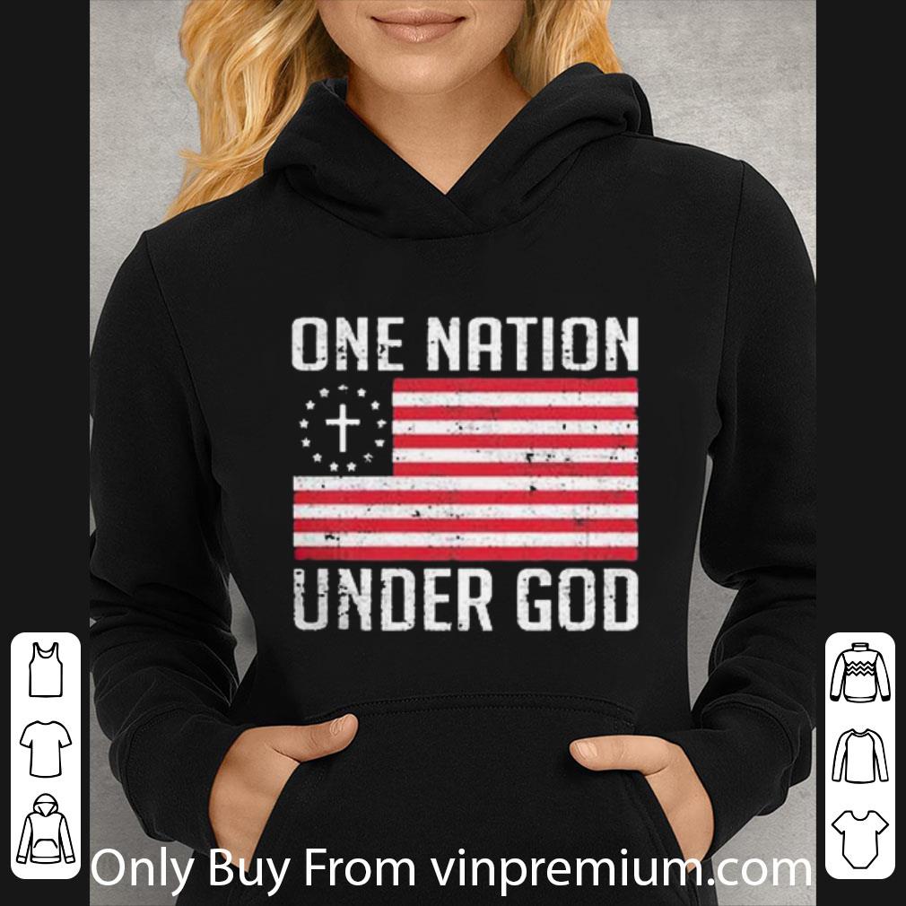 b2c5fed8 premium one nation under god american flag shirt 4 - Premium One Nation Under God American Flag shirt