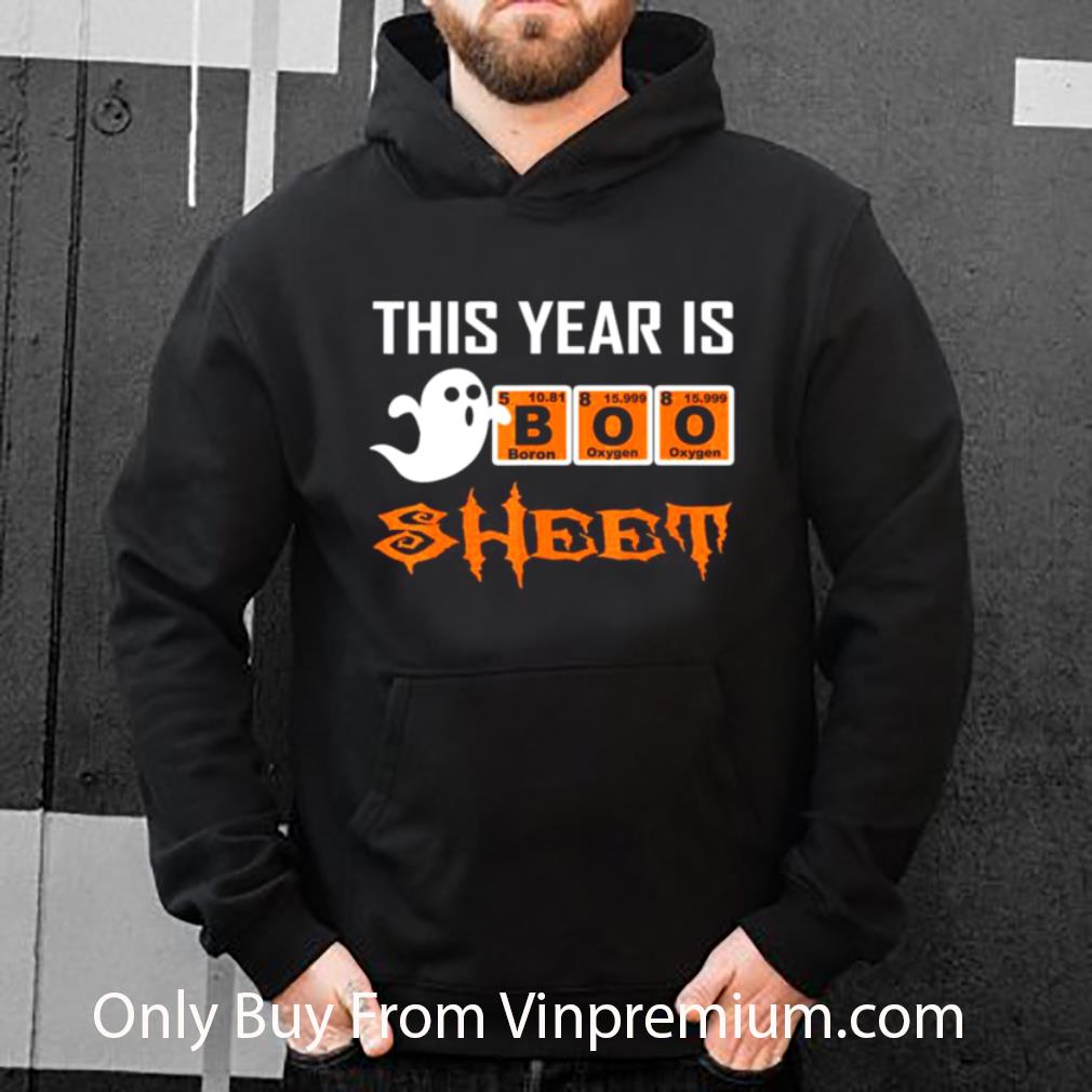 cb15b16a hot this year is boo sheet boo ghost halloween periodic table shirt 4 - Hot This Year Is Boo Sheet Boo Ghost Halloween Periodic Table shirt