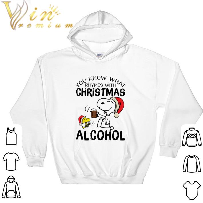 Pretty Snoopy And Woodstock You Know What Rhymes With Christmas Alcohol tshirt 16c4f3b8 pretty snoopy and woodstock you know what rhymes with christmas alcohol tshirt 4 - Pretty Snoopy And Woodstock You Know What Rhymes With Christmas Alcohol tshirt