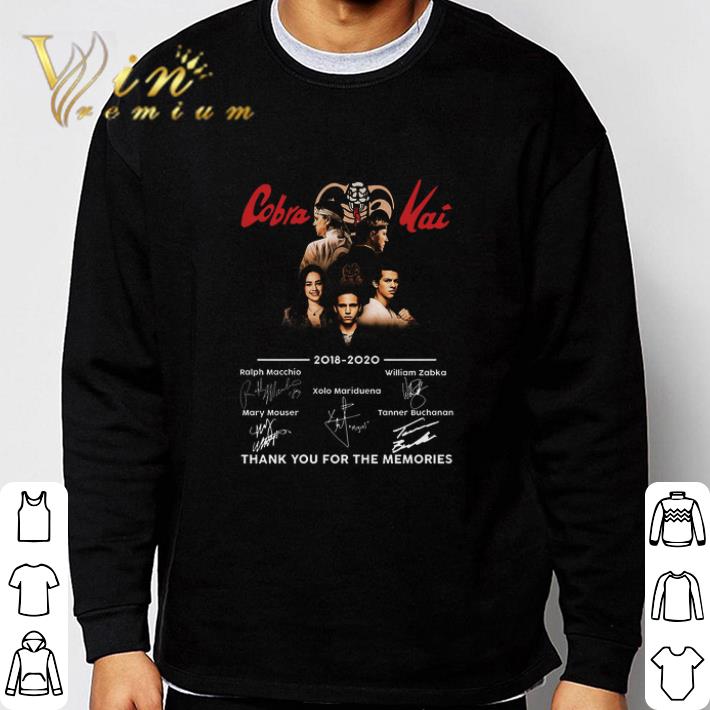 Awesome Cobra Kai 2018 2020 Signature Thank You For The Memories tshirt sweatshirt 1c99285c awesome cobra kai 2018 2020 signature thank you for the memories tshirt sweatshirt 4 - Awesome Cobra Kai 2018 2020 Signature Thank You For The Memories tshirt sweatshirt