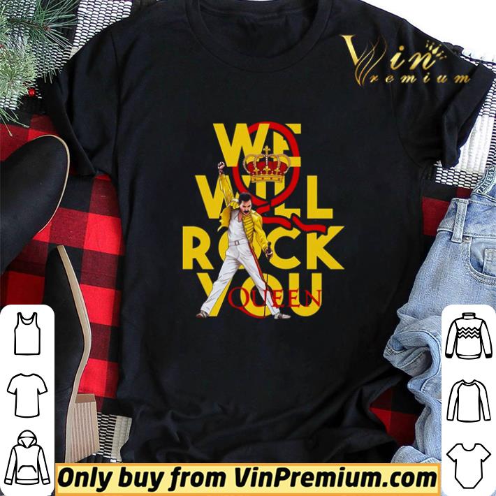 Freddie Mercury Queen we will rock you shirt sweater