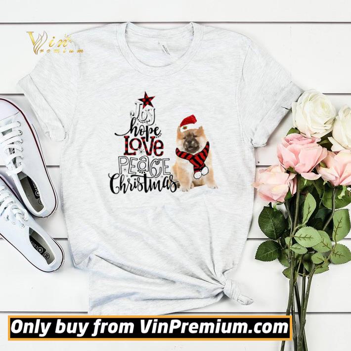 Joy Hope Love Peace Christmas Chow Chow shirt sweater 247d8a0b joy hope love peace christmas chow chow shirt sweater 4 - Joy Hope Love Peace Christmas Chow Chow shirt sweater