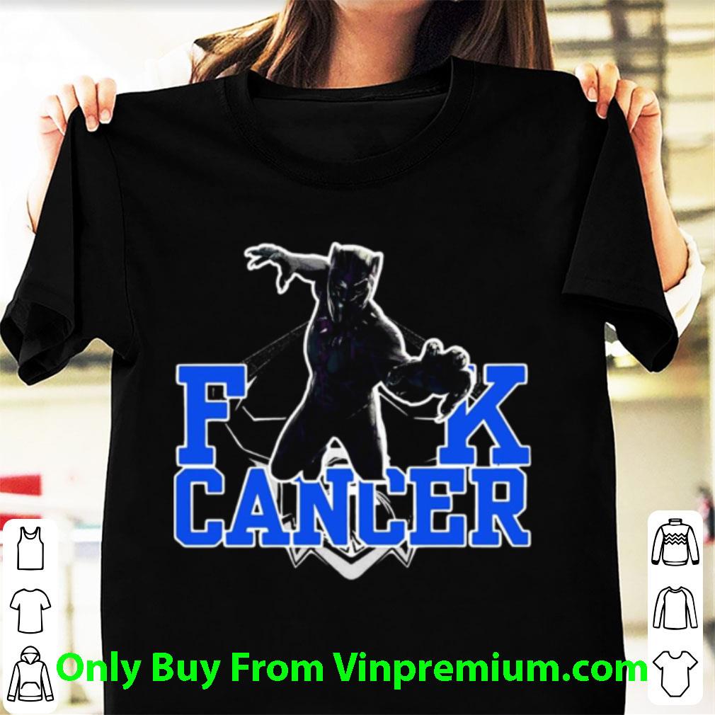 Great Fuck Cancer Rip Black Panther Chadwick Boseman shirt