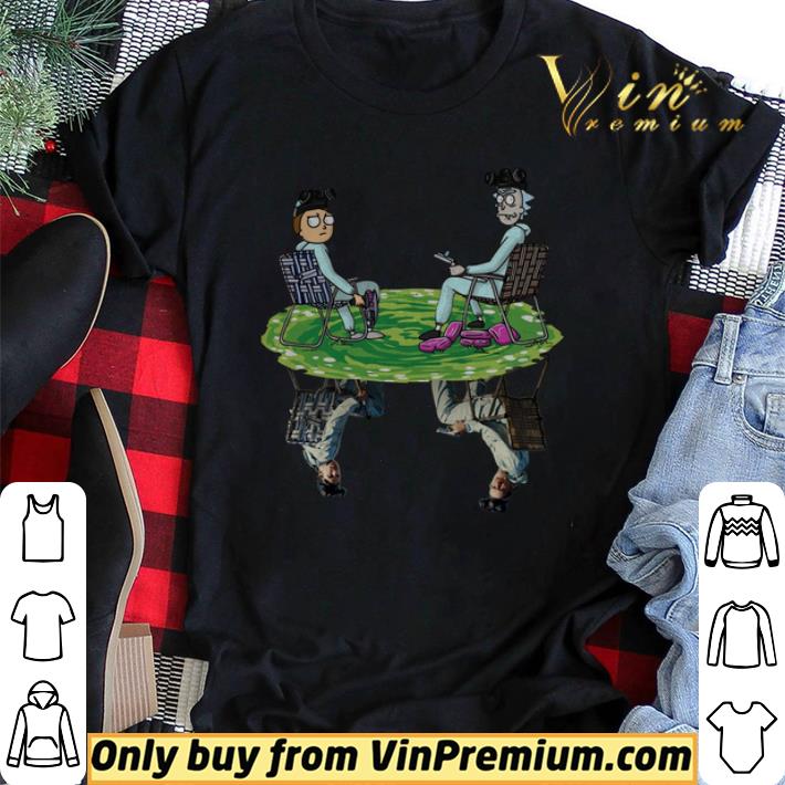Awesome Rick and Morty Crossover Walter and Jesse Breaking Bad tshirt