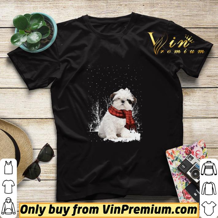 27ab075f snow scarf white shih tzu merry christmas shirt sweater 4 - Snow Scarf White Shih Tzu Merry Christmas shirt sweater