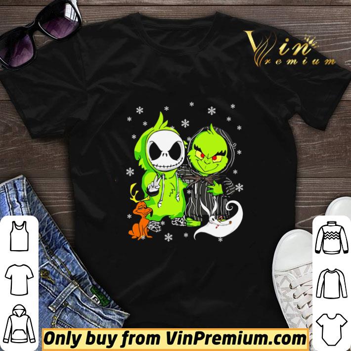 Jack Skellington and Grinch are best friend Christmas shirt sweater