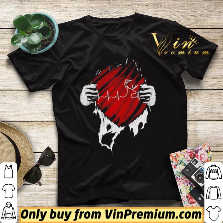 Official Blood inside deer heartbeat shirt sweater 32f28bfa official blood inside deer heartbeat shirt sweater 4 - Official Blood inside deer heartbeat shirt sweater