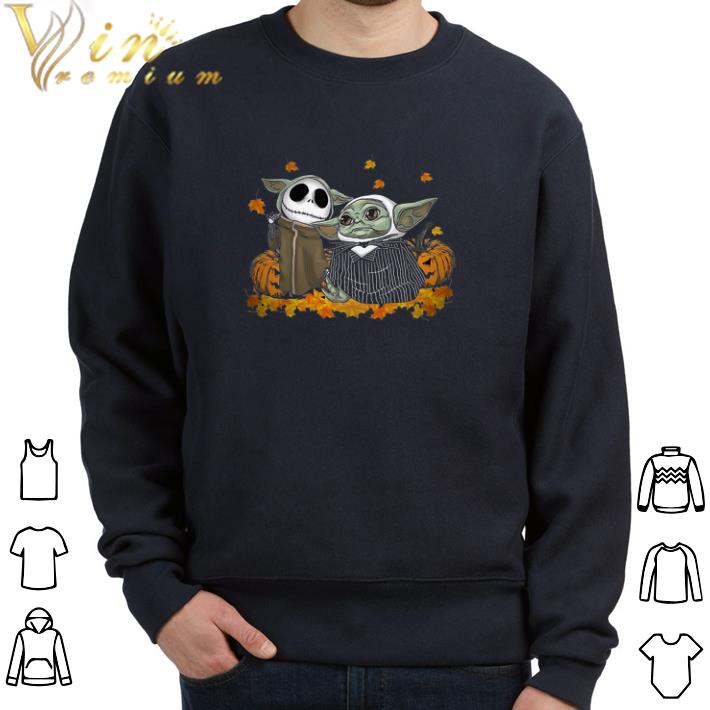 42fbfbf8 pretty baby yoda and jack skeleton pumpkin happy halloween tshirt 4 - Pretty Baby Yoda And Jack Skeleton Pumpkin Happy Halloween tshirt
