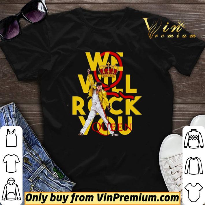 Freddie Mercury Queen we will rock you shirt sweater