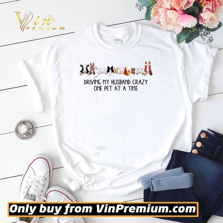 Farm animals driving my husband crazy one pet at a time shirt sweater