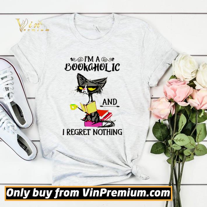 Pretty Back Cat i’m a bookaholic and i regret nothing shirt sweater 901bf1b9 pretty back cat i m a bookaholic and i regret nothing shirt sweater 4 - Pretty Back Cat i’m a bookaholic and i regret nothing shirt sweater
