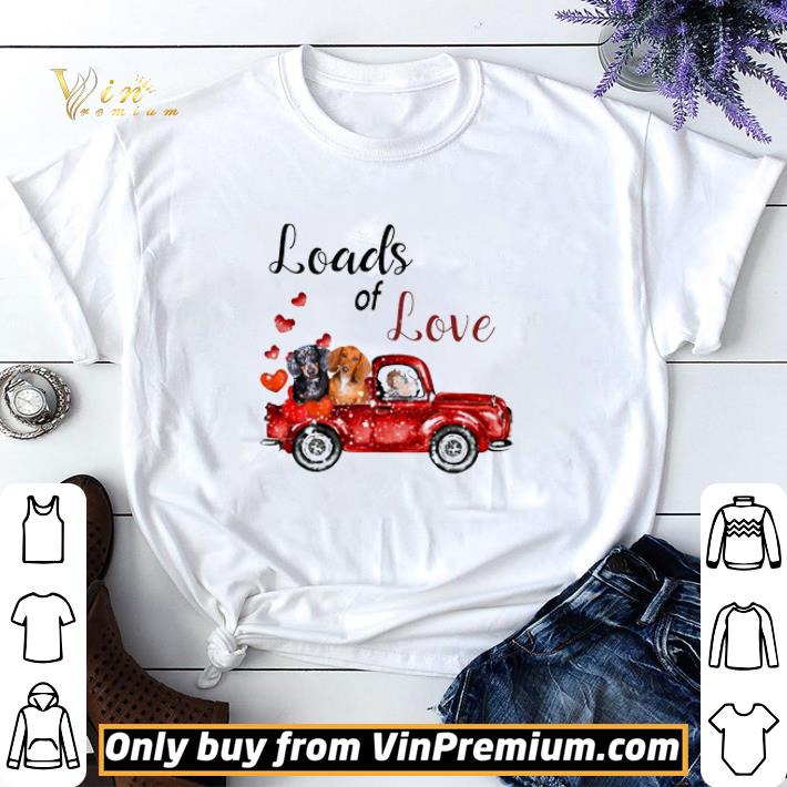 Dachshund Merry Christmas Loads Of Love shirt sweater