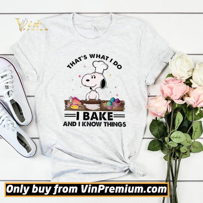 9eed8296 snoopy that s what i do i bake and i know things shirt sweater 4 - Snoopy That's What I Do I Bake And I Know Things shirt sweater