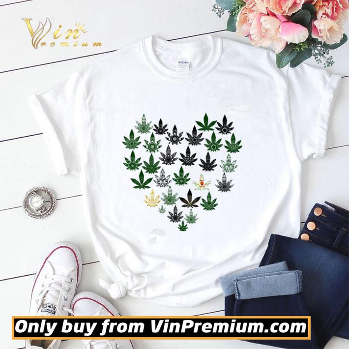 Love weed hippie heart shirt sweater