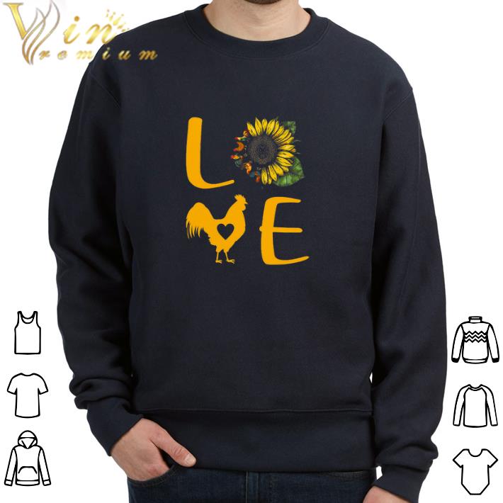 bdcf62bf hot chicken love sunflower tshirt 4 - Hot Chicken Love Sunflower tshirt