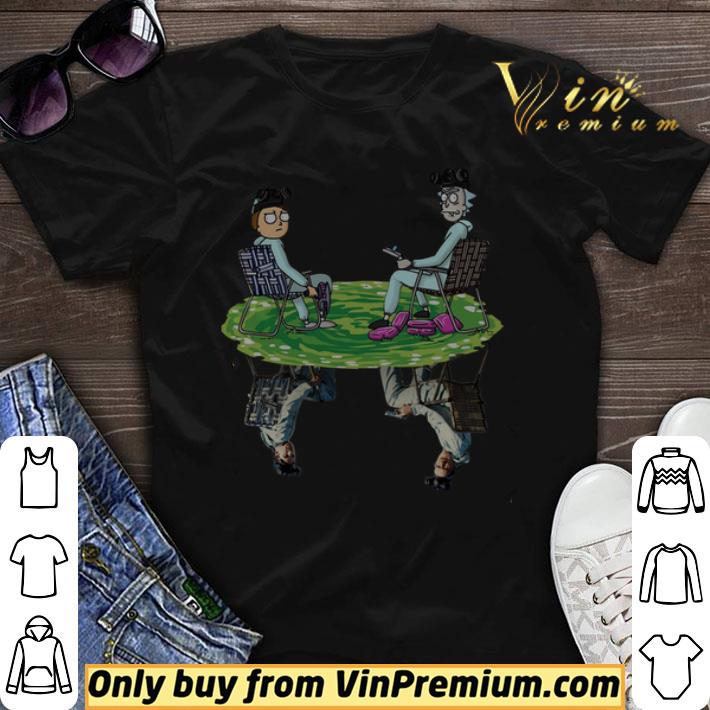Awesome Rick and Morty Crossover Walter and Jesse Breaking Bad tshirt