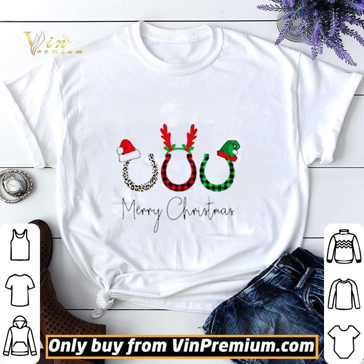 Horseshoe Merry Christmas shirt sweater