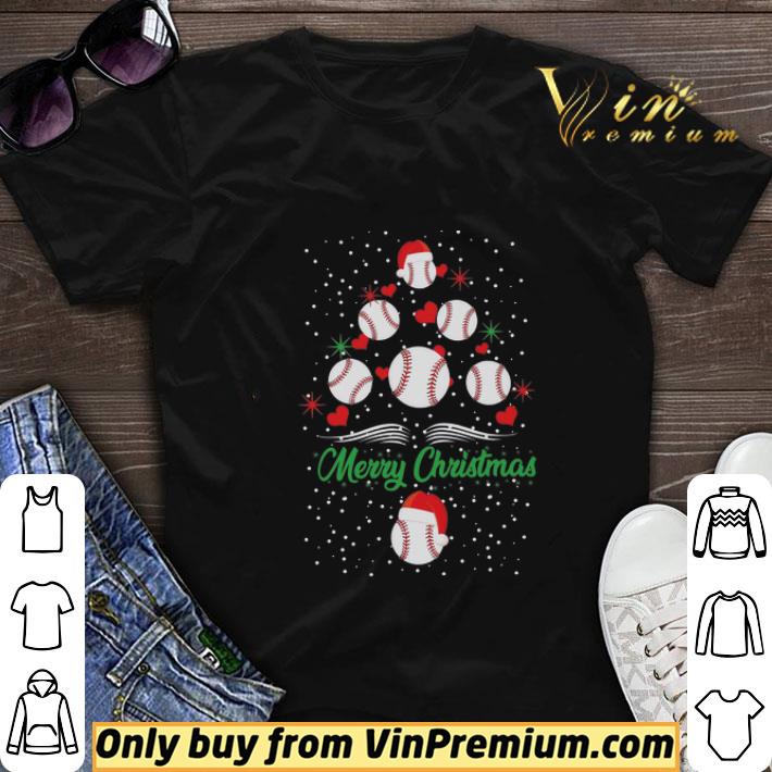 Merry Christmas Baseball Version shirt sweater