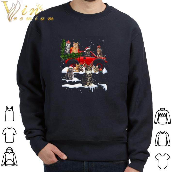 Awesome Cat Merry Christmas Red Car tshirt caf257ff awesome cat merry christmas red car tshirt 4 - Awesome Cat Merry Christmas Red Car tshirt
