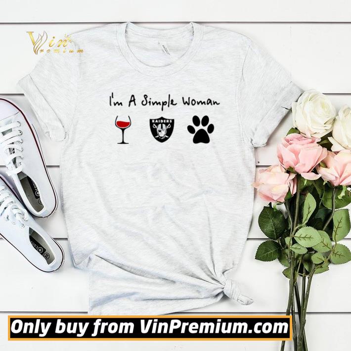 I’m a simple woman I like wine Las Vegas Raiders and paw shirt sweater d2927baa i m a simple woman i like wine las vegas raiders and paw shirt sweater 4 - I’m a simple woman I like wine Las Vegas Raiders and paw shirt sweater