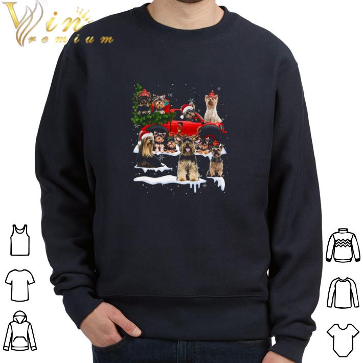 Hot Yorkshire Terrier Merry Christmas Red Car tshirt d3fbe4fd hot yorkshire terrier merry christmas red car tshirt 4 - Hot Yorkshire Terrier Merry Christmas Red Car tshirt