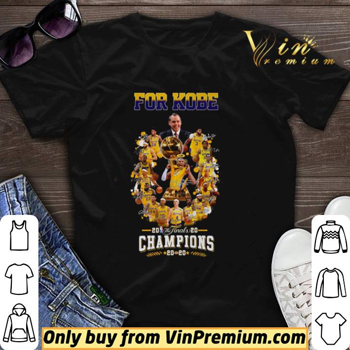 Funny Los Angeles Lakers for Kobe the Finals 2020 champions shirt sweater