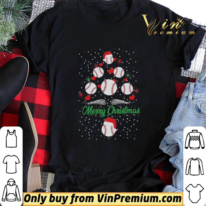Merry Christmas Baseball Version shirt sweater