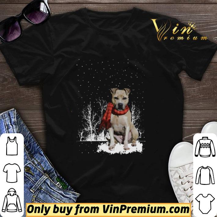 Snow Scarf White Shih Tzu Merry Christmas shirt sweater