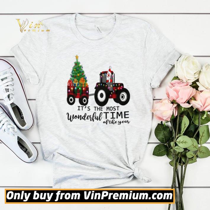 Christmas Santa Driver Farm It's The Most Wonderful Time Of The Year shirt sweater 0003a63a christmas santa driver farm it s the most wonderful time of the year shirt sweater 4 - Christmas Santa Driver Farm It's The Most Wonderful Time Of The Year shirt sweater