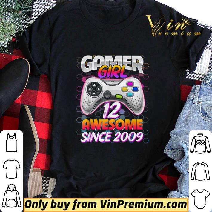 Awesome Since 2009 Video Game 12th Birthday Girls 12 Yrs Old shirt sweater