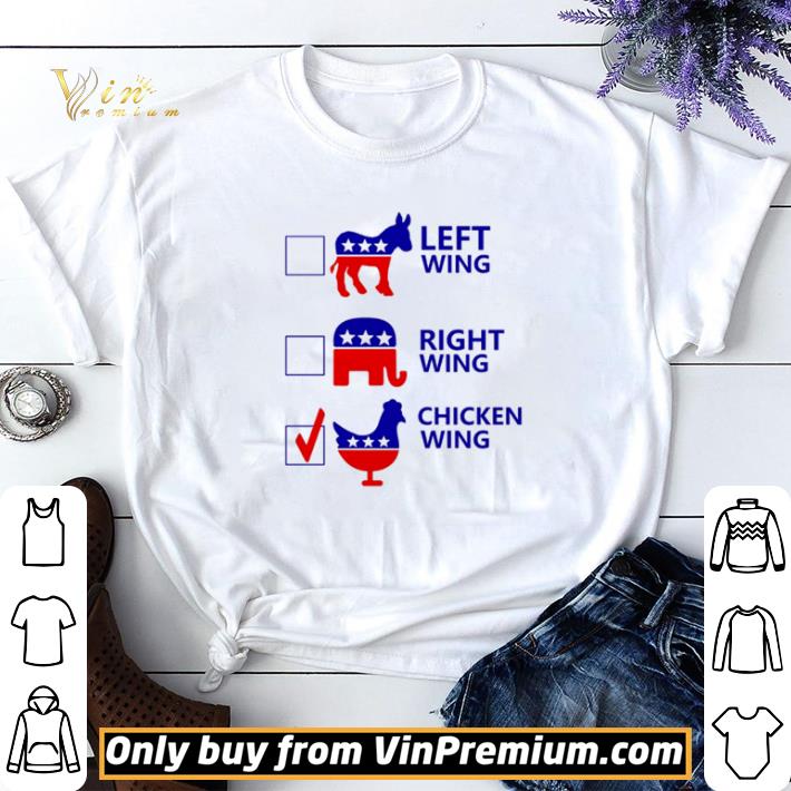 Biden left wing Trump right wing Chicken wing election shirt sweater