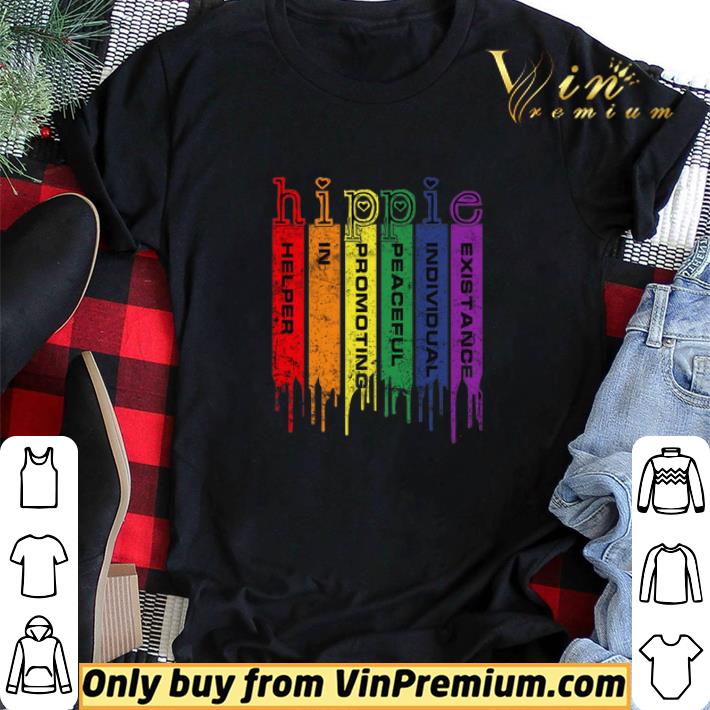 Hippie Color Helper In Promoting Peaceful Individual Existance shirt sweater