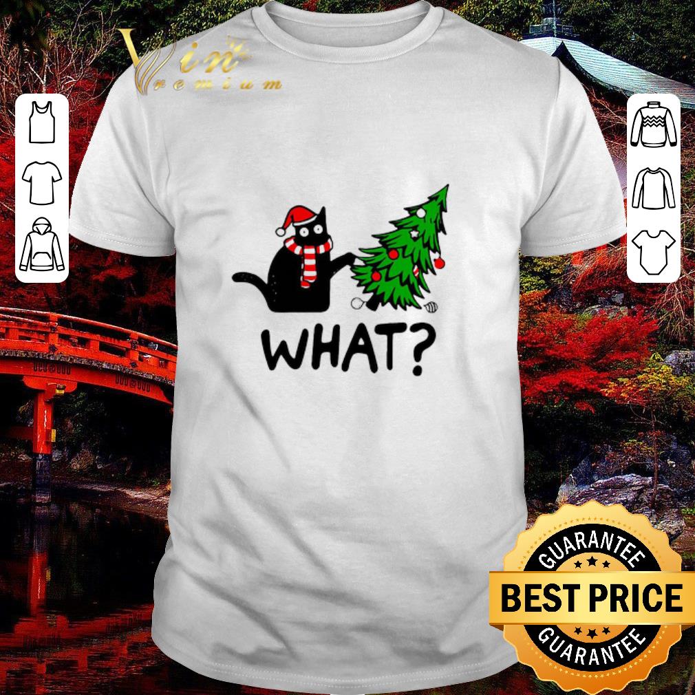 Official Black Cat Christmas What shirt