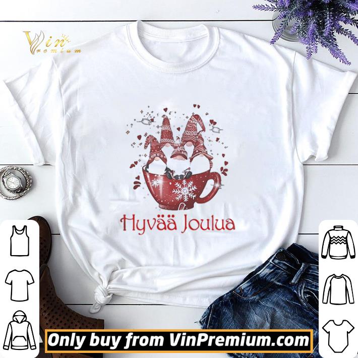 Merry christmas gnomes hyvaa joulua shirt sweater
