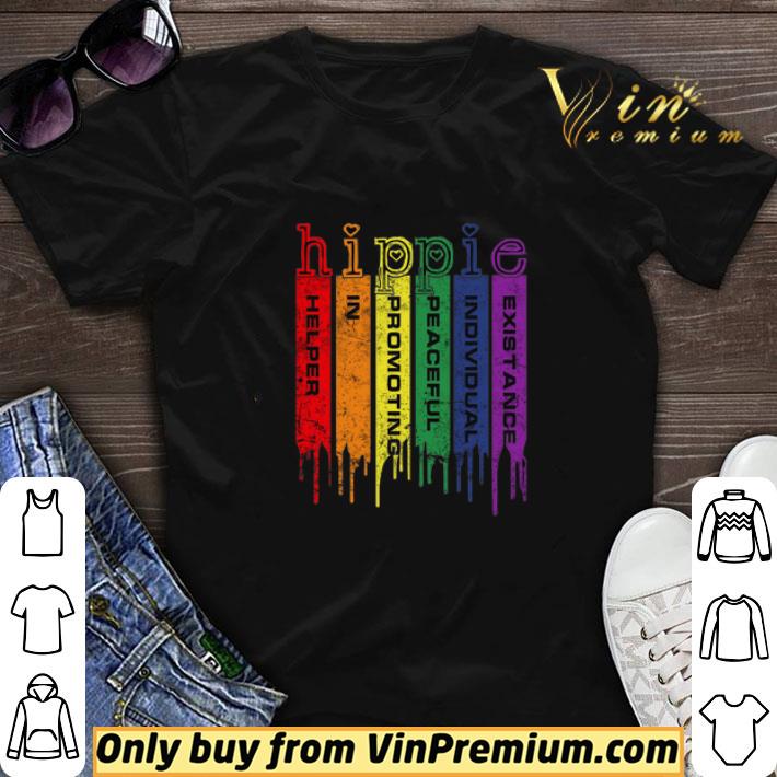Hippie Color Helper In Promoting Peaceful Individual Existance shirt sweater