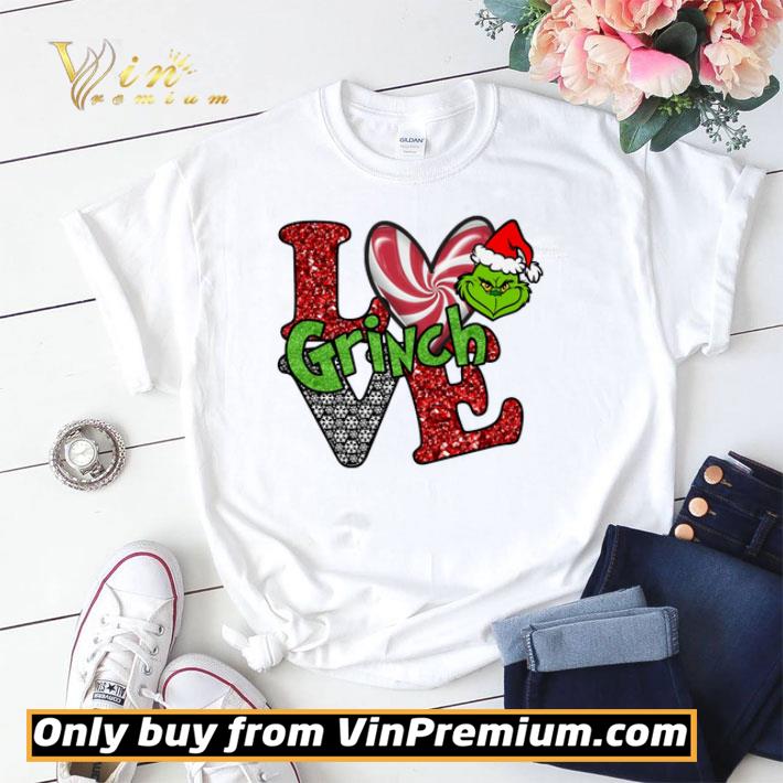 Grinch Santa Hat Christmas Love shirt sweater