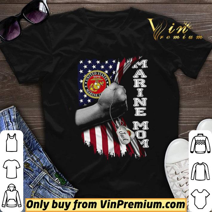 Marine Mom American Flag shirt sweater