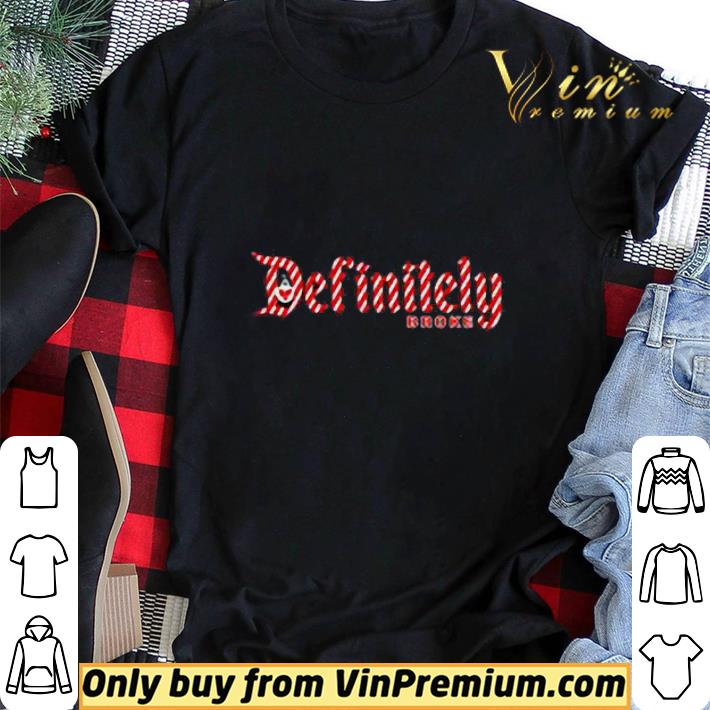 Definitely Broke Christmas shirt sweater