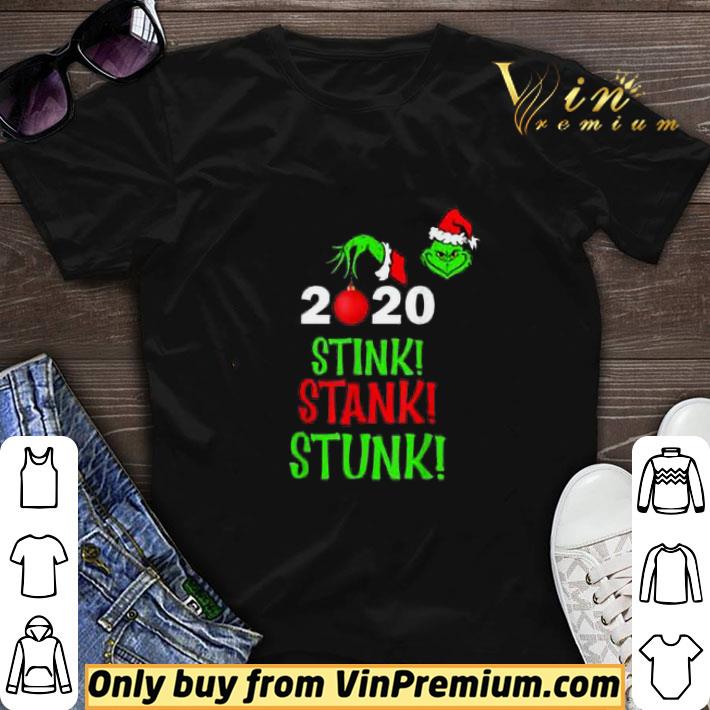Grinch Santa Claus Christmas 2020 Stink Stank Stunk shirt sweater