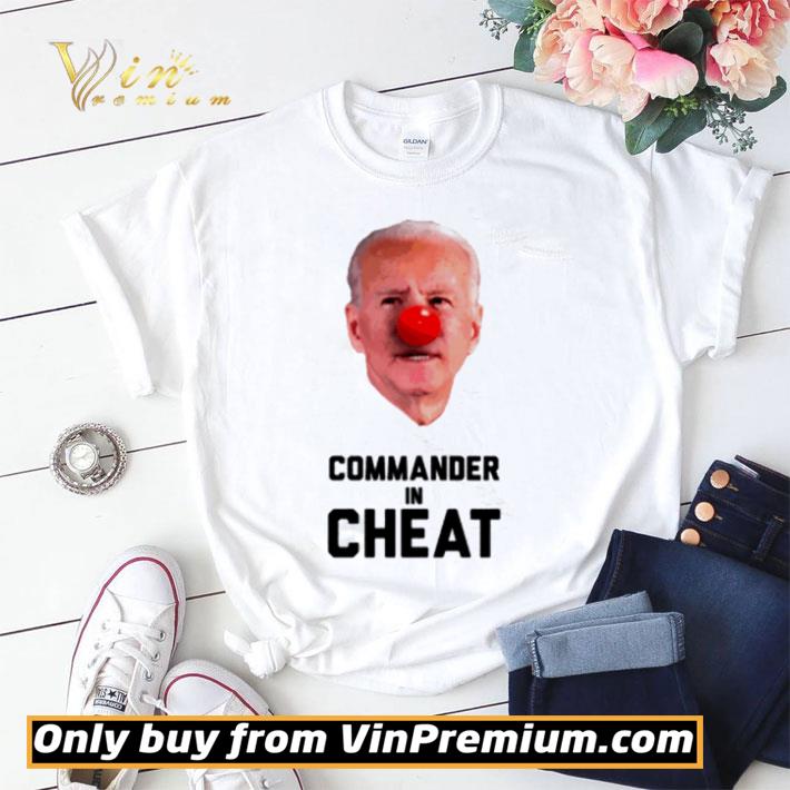 Joe Biden commander in cheat shirt sweater